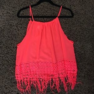 Neon summer tank top